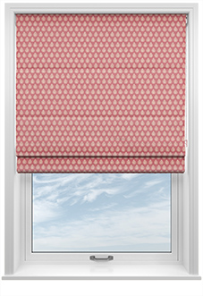 Emily Bond Jaipur, Raspberry - Twist&Fit Roman Blind
